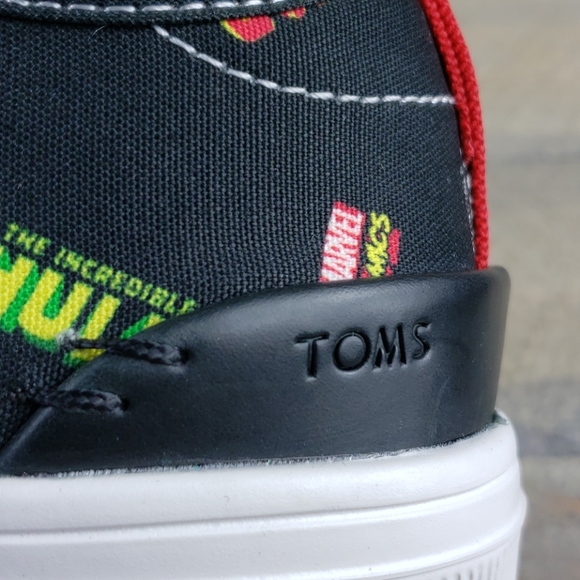 Marvel X Toms Limited Edition Printed Logos Shoes - Picture 8 of 10
